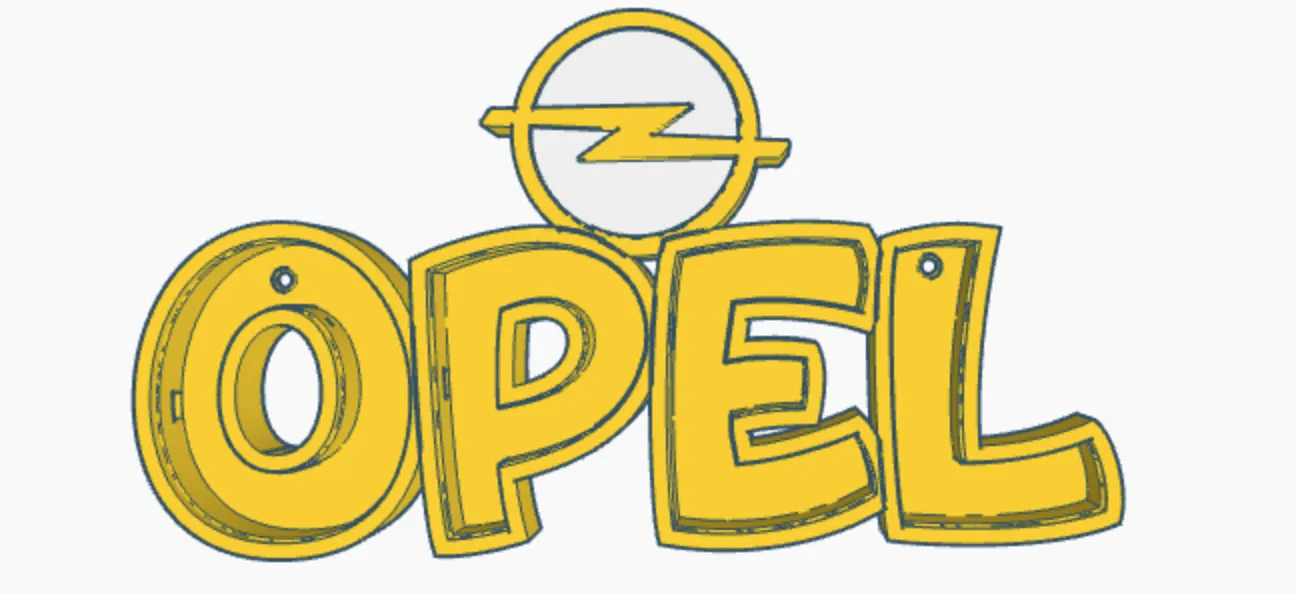 Đèn LED OPEL với logo độc đáo