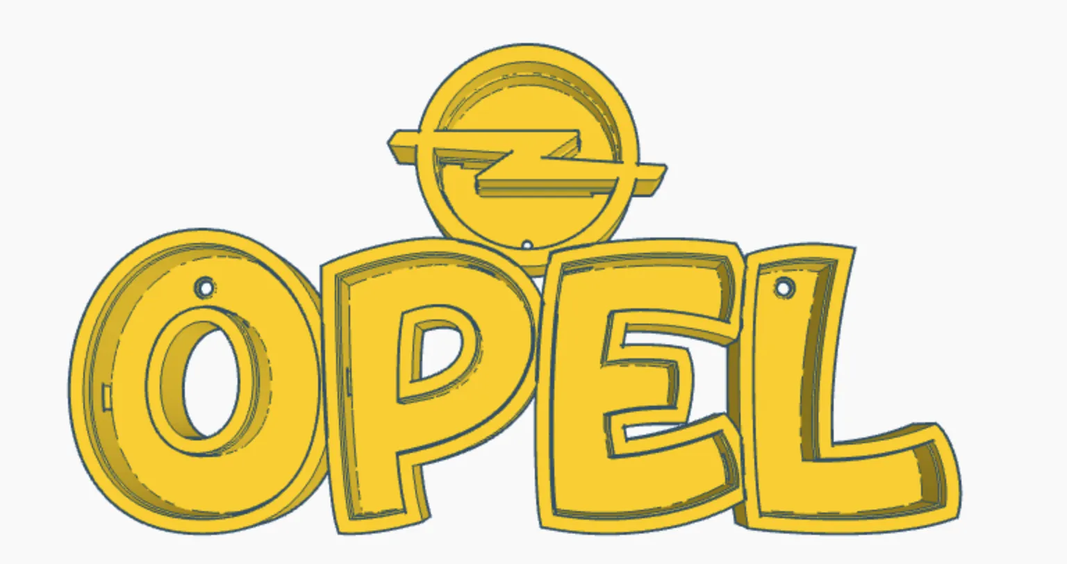 Đèn LED OPEL với logo độc đáo