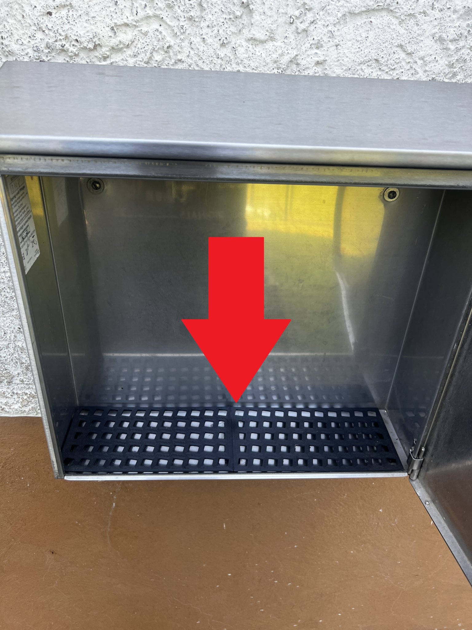 Cửa tiếp nhận thư chống nước cho hộp thư 180x95x10