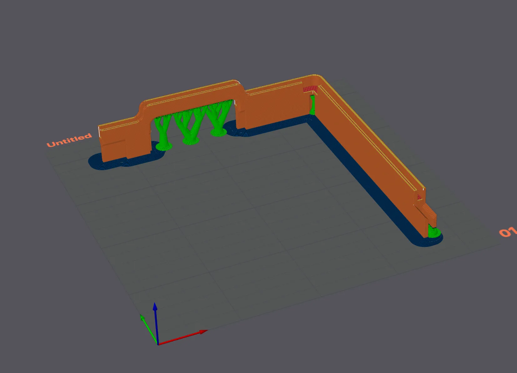 Giá đỡ Creality K1 với các tab khóa cải tiến