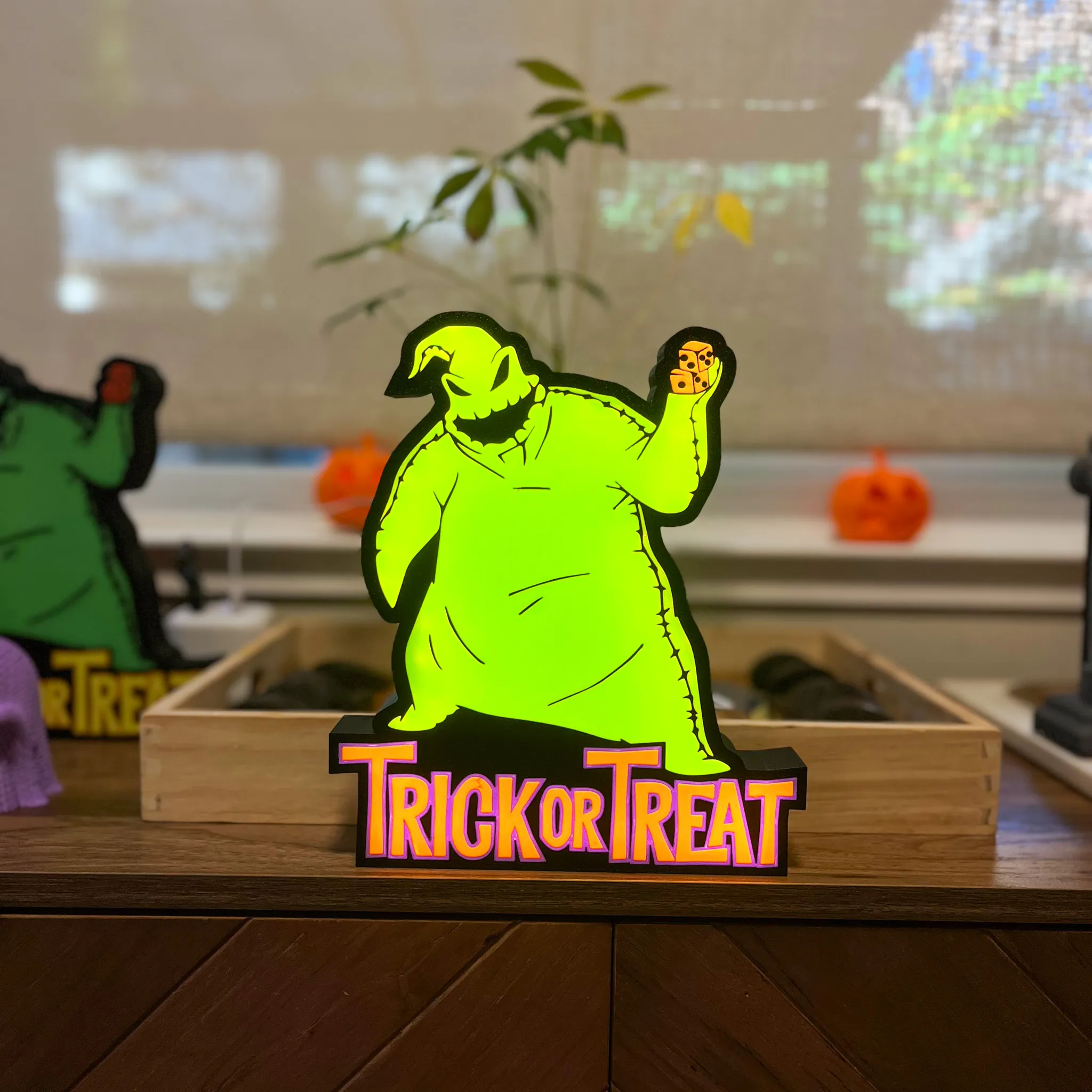 Hộp đèn Oogie Boogie cho lễ hội Halloween
