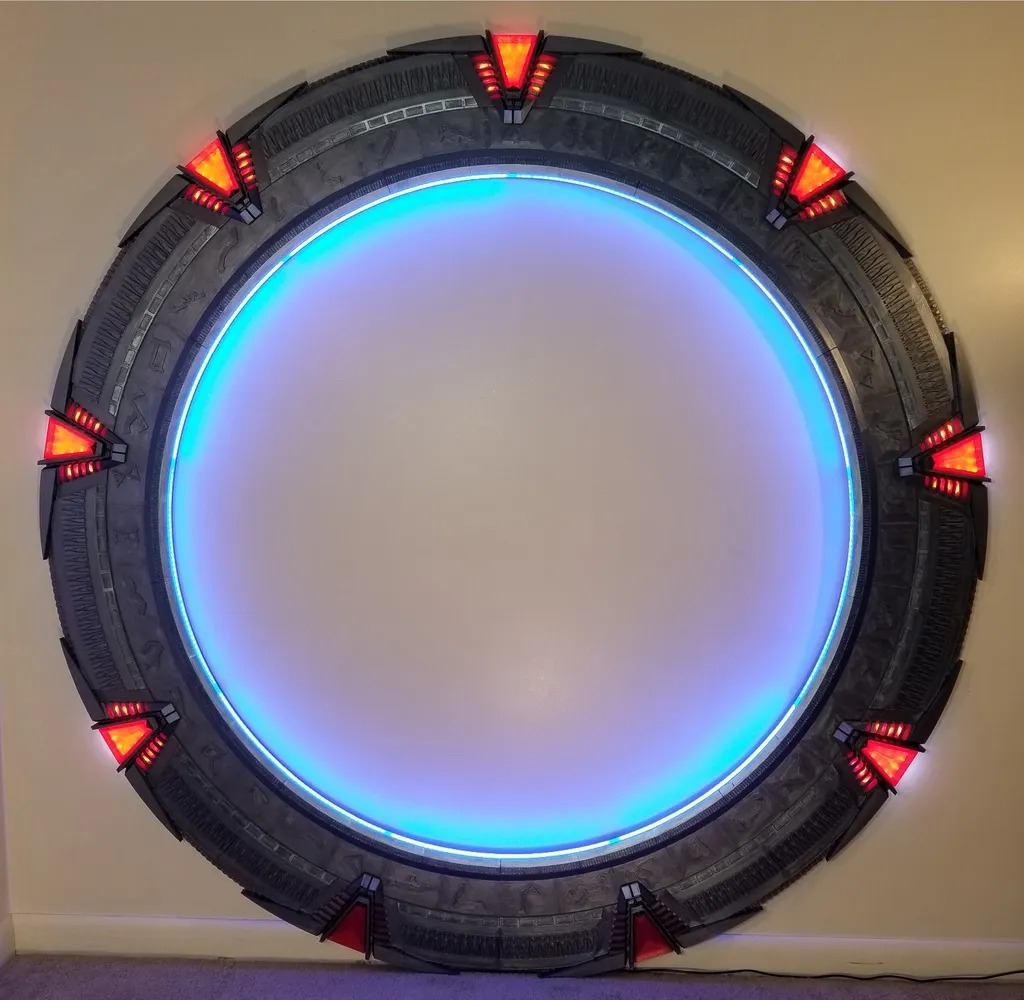 Cổng sao phát sáng cao 5ft điều khiển bằng arduino