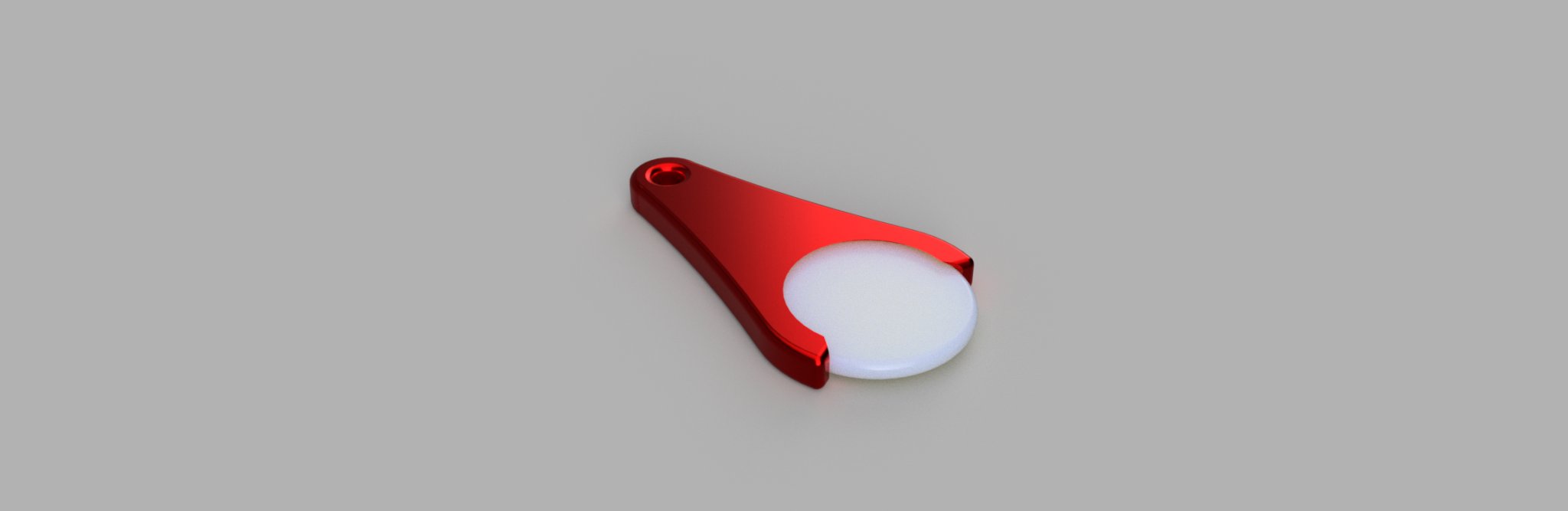 **Tiền xu để giải phóng giỏ hàng có móc chìa khóa**