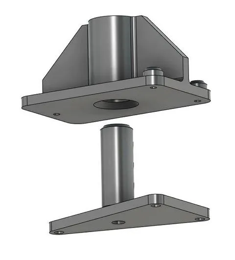 Giá đỡ hai mảnh cho bánh lái trước Multiplex Twinstar