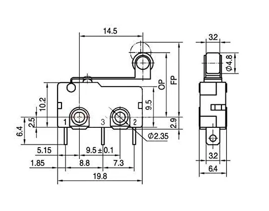 Dừng Y cơ khí cho thanh nhôm 2020