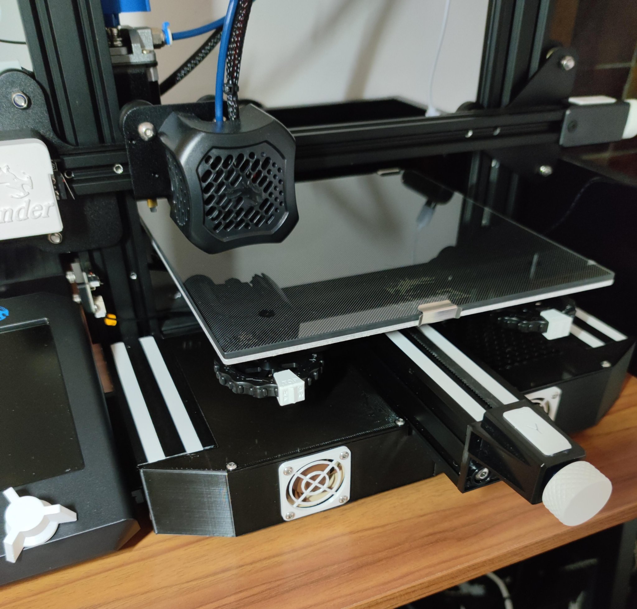 Vỏ điện tử trước cho Ender-3 V2 và hộp Raspberry Pi