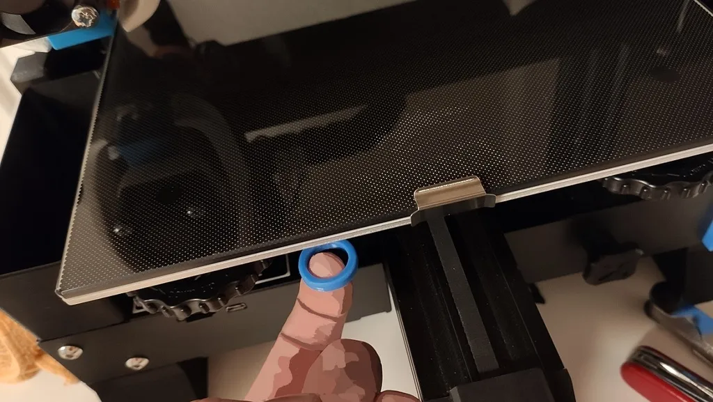 Tay cầm giường in Ender3v2 kiểu tối giản gắn nhanh