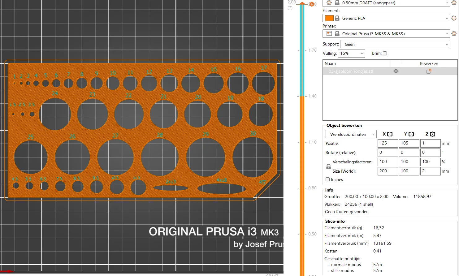 Mẫu template vẽ hình tròn với 2 màu sắc khác nhau