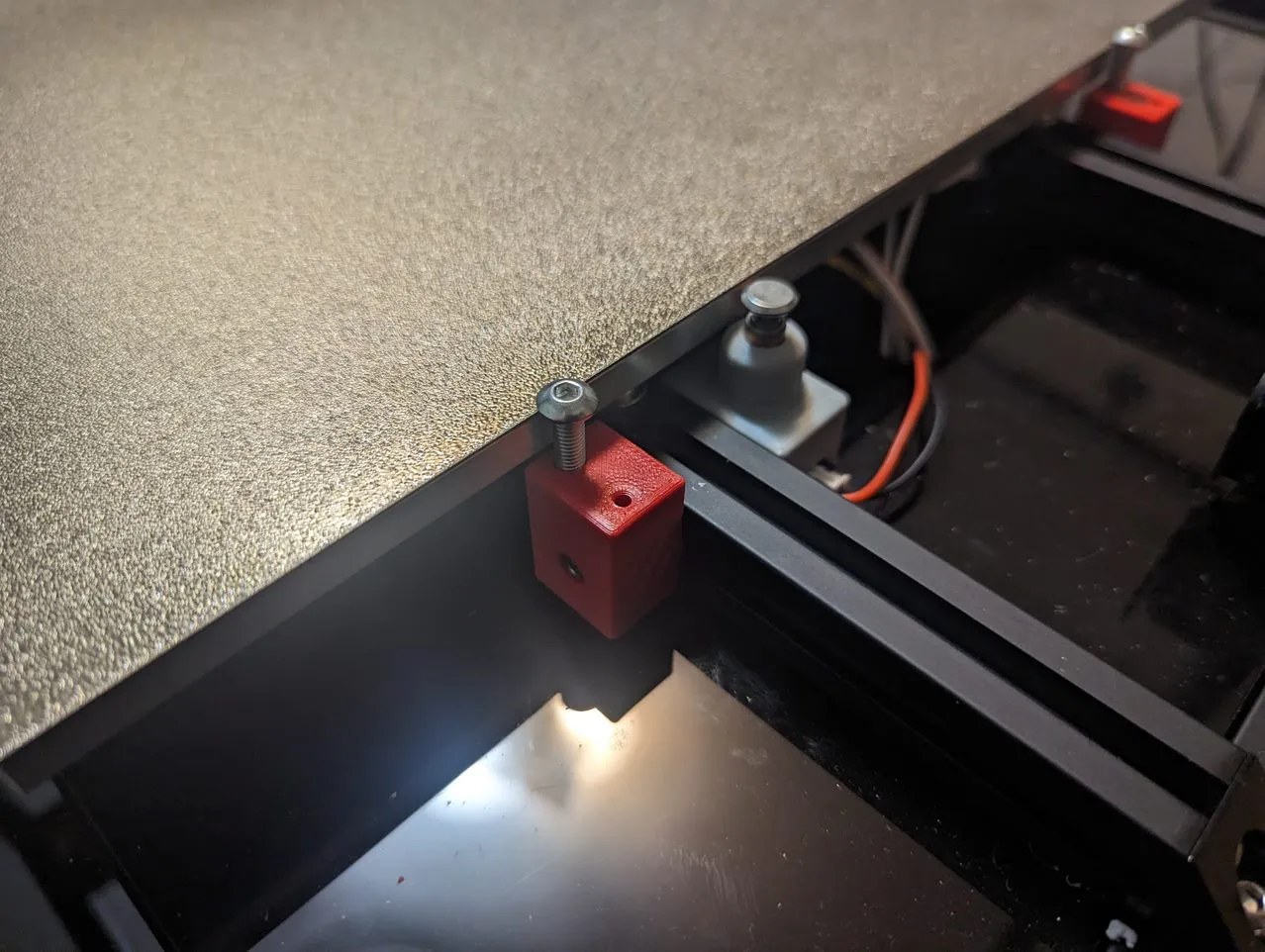 Dừng đỡ đĩa linh hoạt Voron 2.4 bằng vít M3 hoặc M5