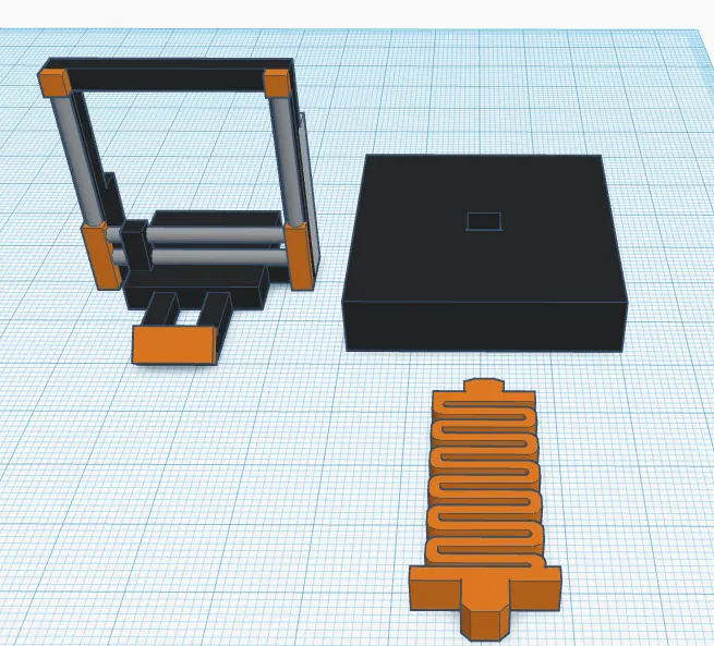 Búp bê lắc Prusa I3 với lò xo tùy chỉnh