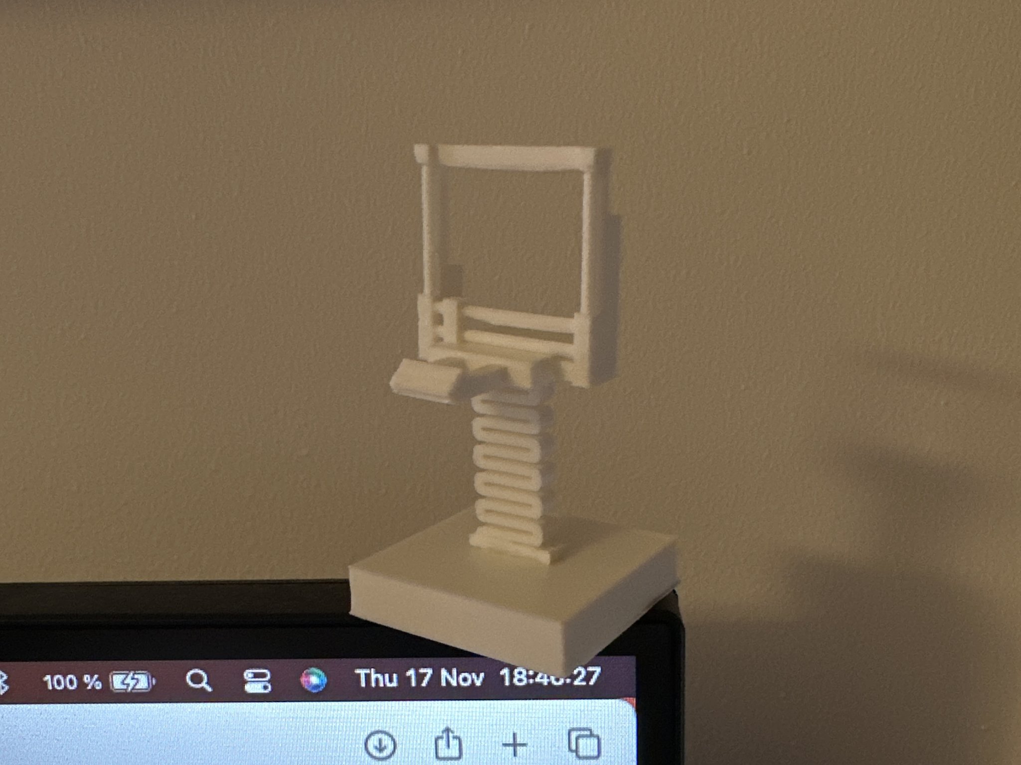 Búp bê lắc Prusa I3 với lò xo tùy chỉnh