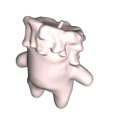 Mô hình nhân vật Golem nến cho trò chơi TTRPG