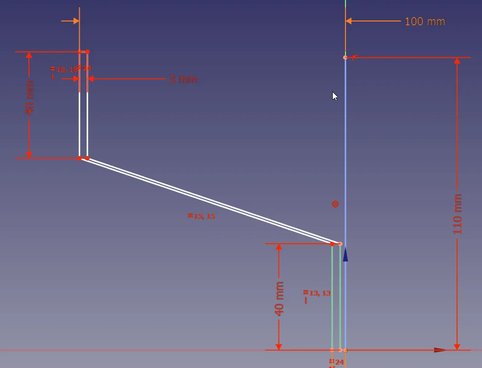 Bộ chuyển đổi ống có thể cấu hình được trong FreeCAD