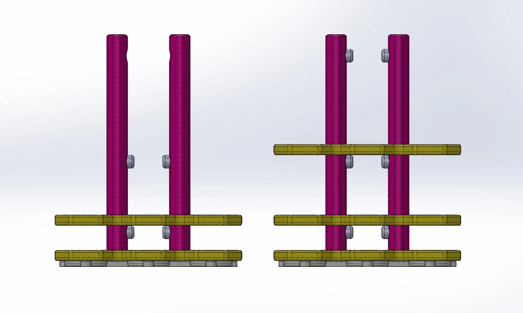 Giá đỡ dụng cụ viết và vẽ thiết kế hình lục giác