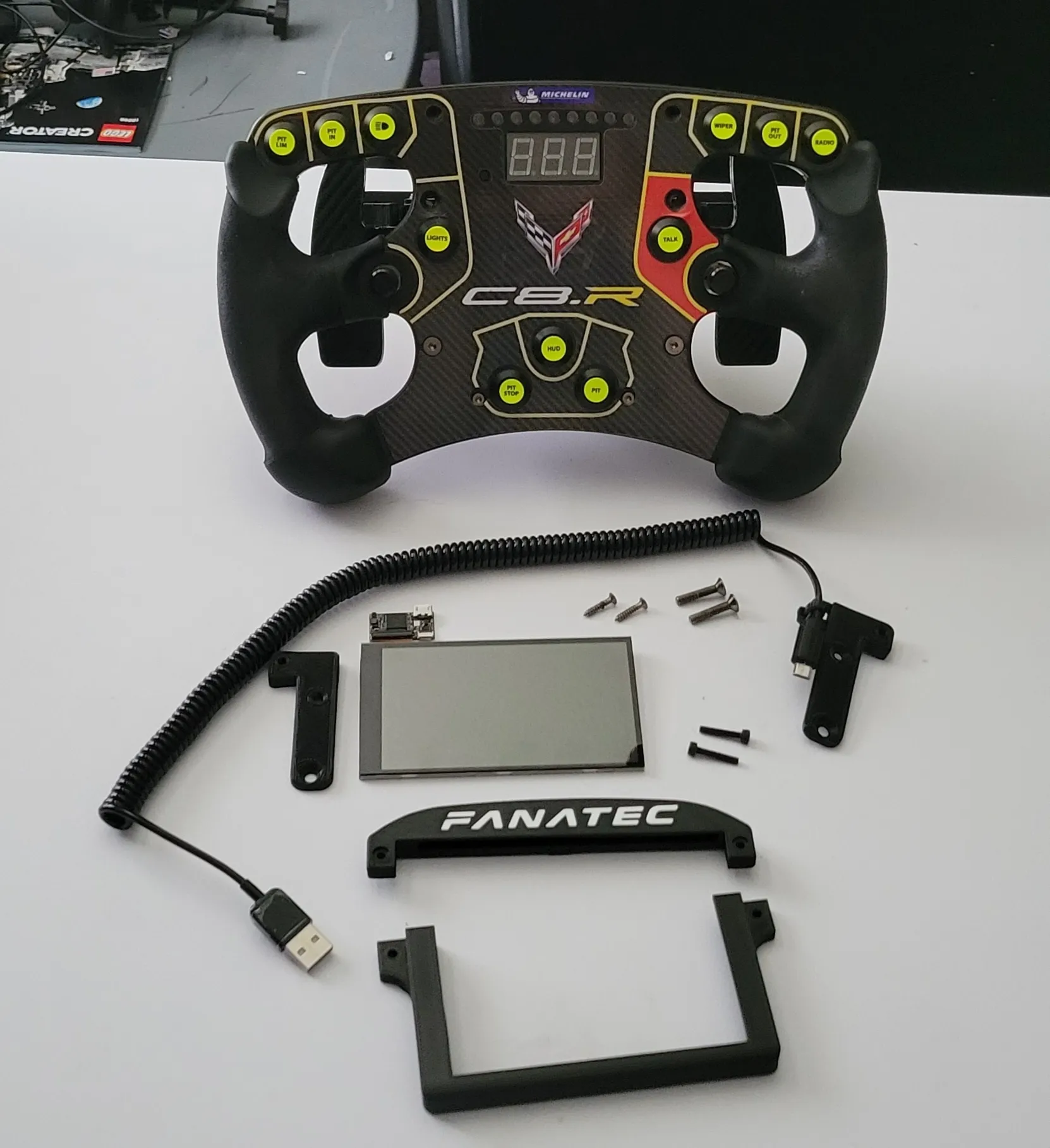 Giá đỡ màn hình 4.3" cho vô-lăng Fanatec Formula