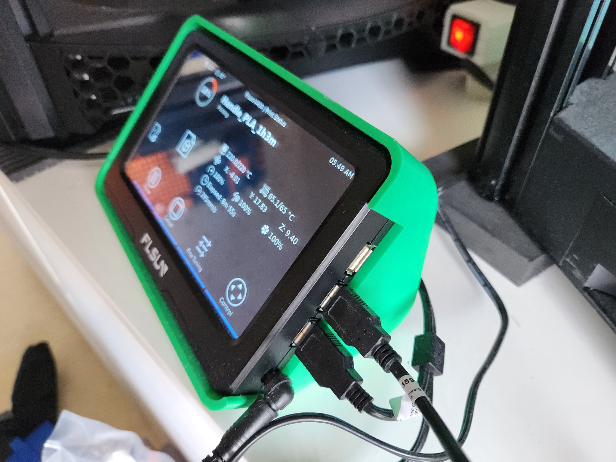 Giá đỡ Flsun Speederpad với lỗ thông hơi ở phía sau