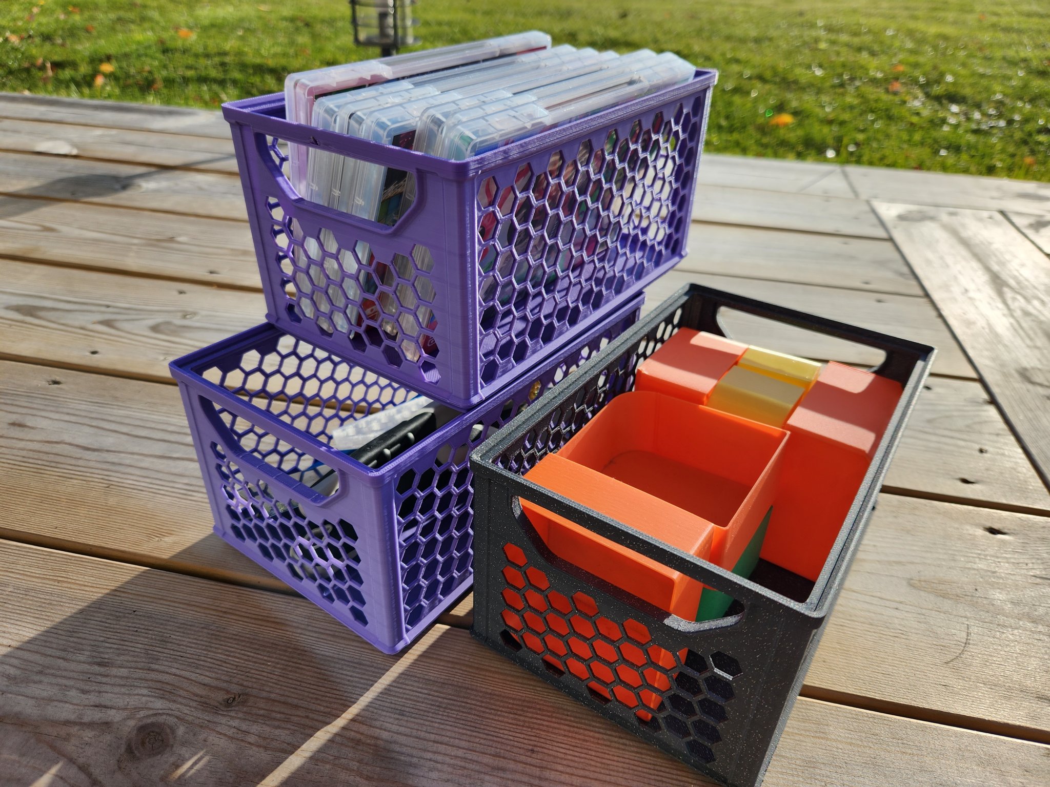 Hộp lưu trữ hình lục giác V2 kích thước trung bình