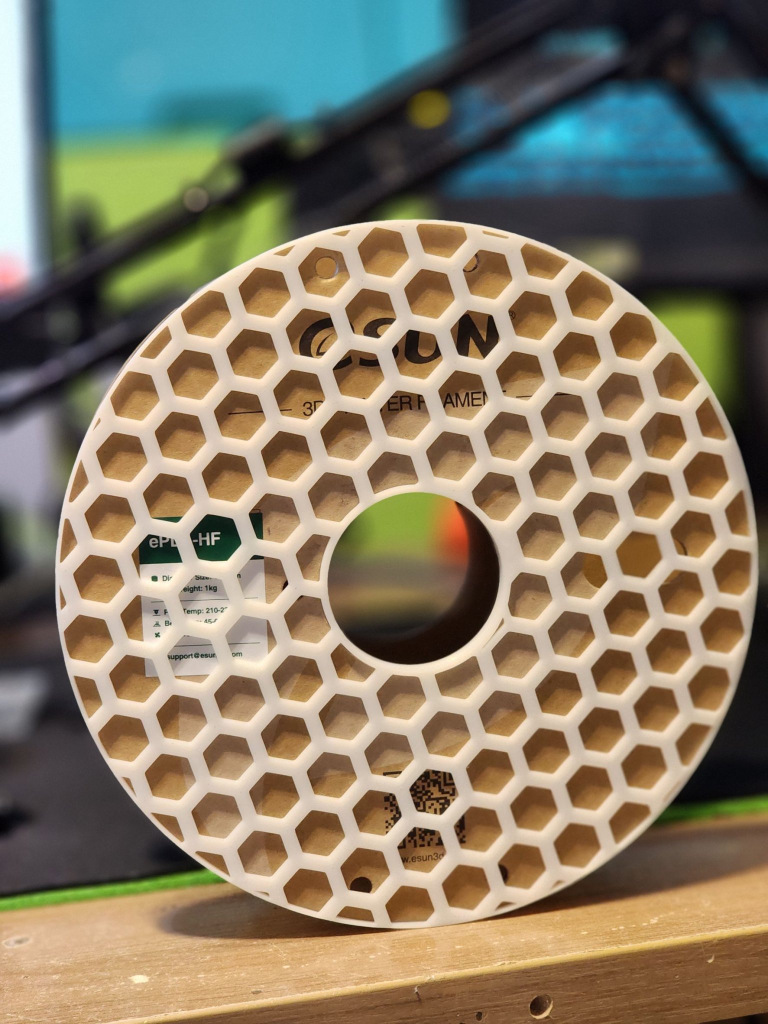 Nắp che cuộn filament Esun bằng bìa cứng