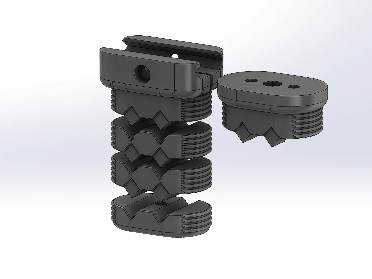 Tay cầm mở rộng kiểu Katana cho súng