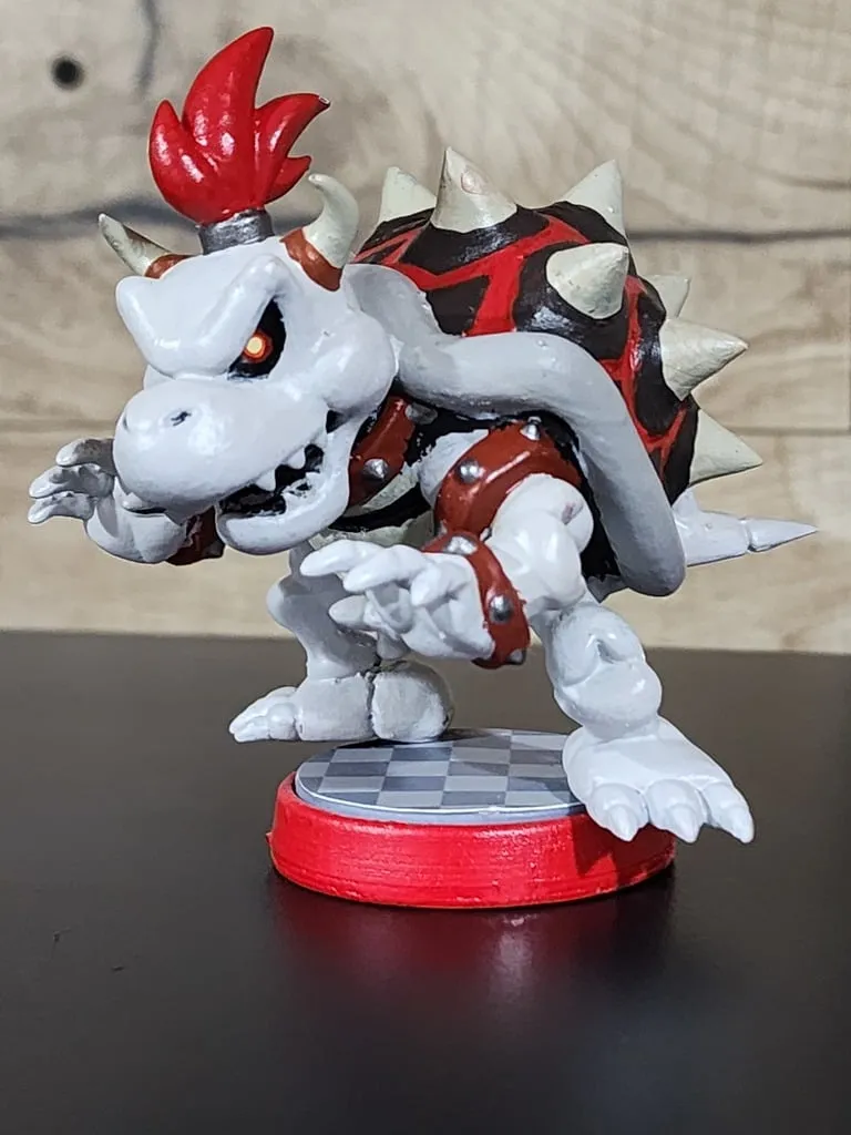Hình nhân Dry Bowser Amiibo tùy chỉnh