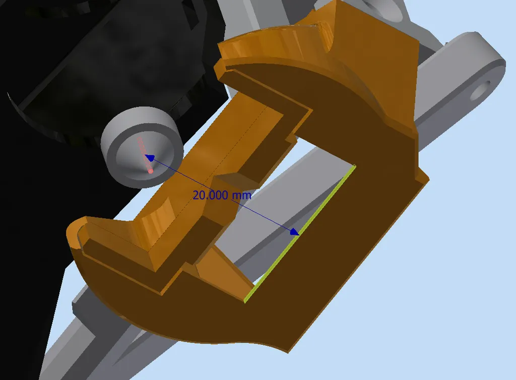 Giá đỡ quạt cho máy in 3D Anet A8 với E3D V6