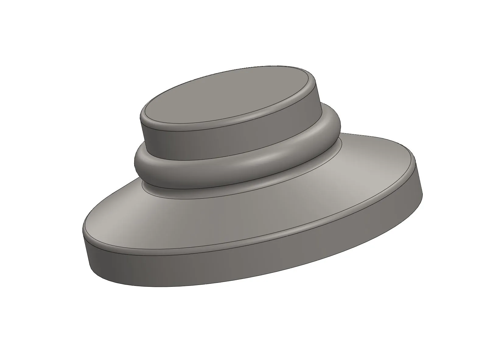 Giá đỡ chân Bambu P1S bằng silicone 2 thành phần