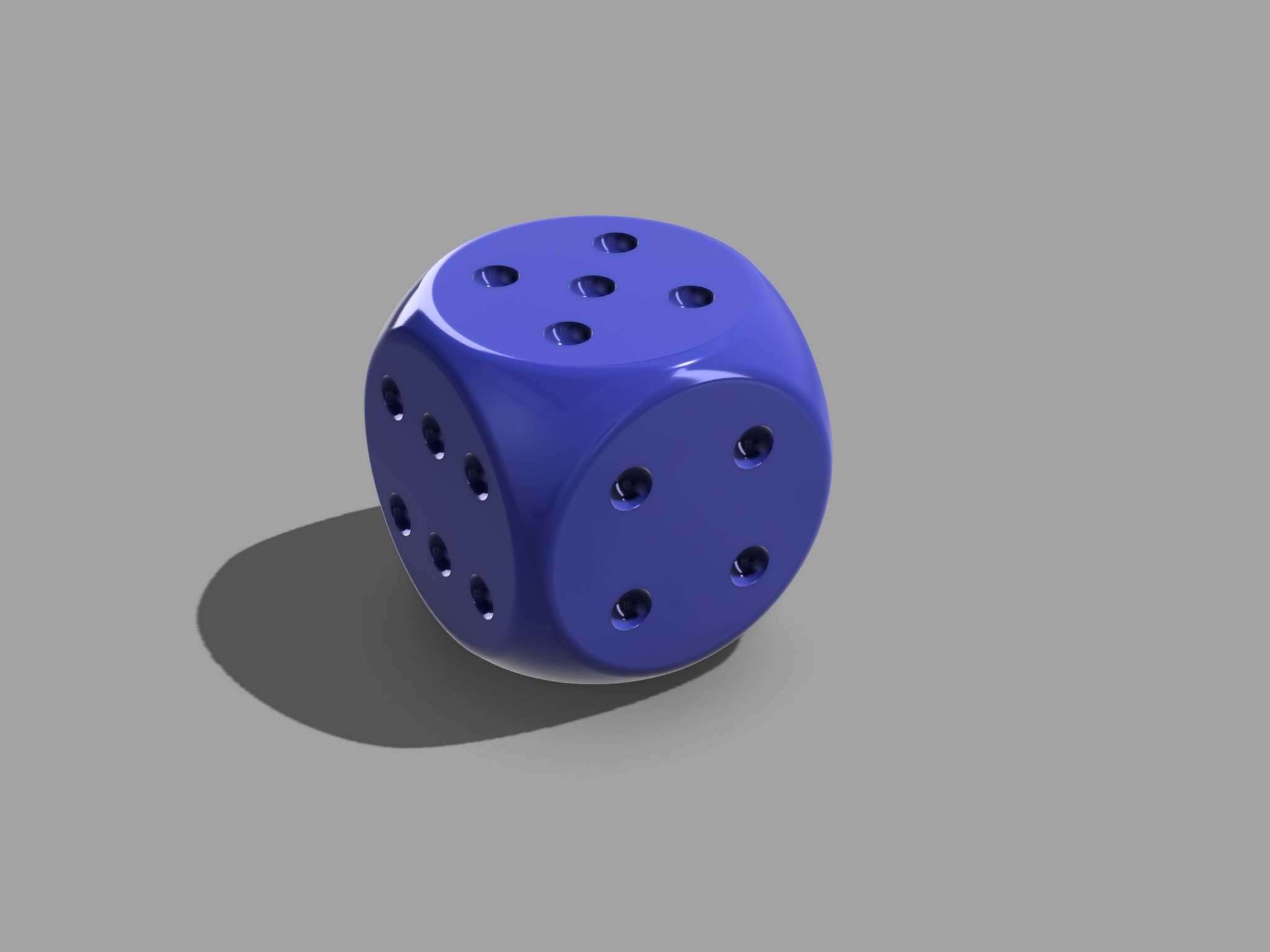 Hộp xúc xắc ba viên 6 mặt cho trò chơi bàn