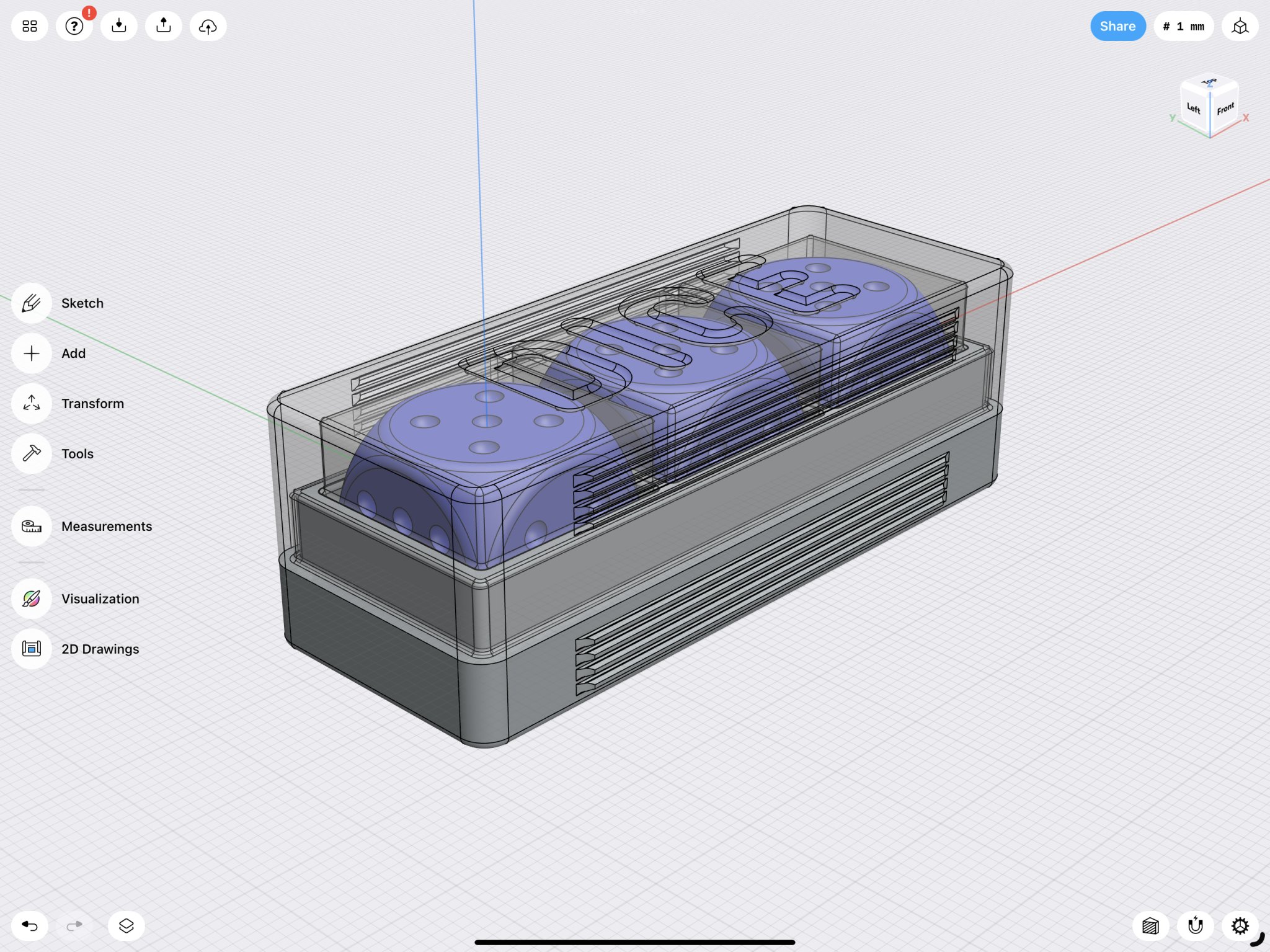 Hộp xúc xắc ba viên 6 mặt cho trò chơi bàn