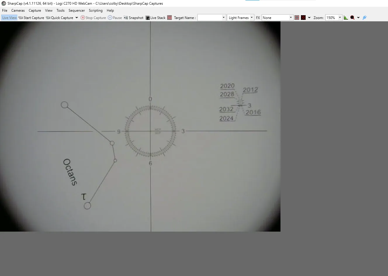 Bộ chuyển đổi ống ngắm cho webcam C270 phục vụ thiên văn học