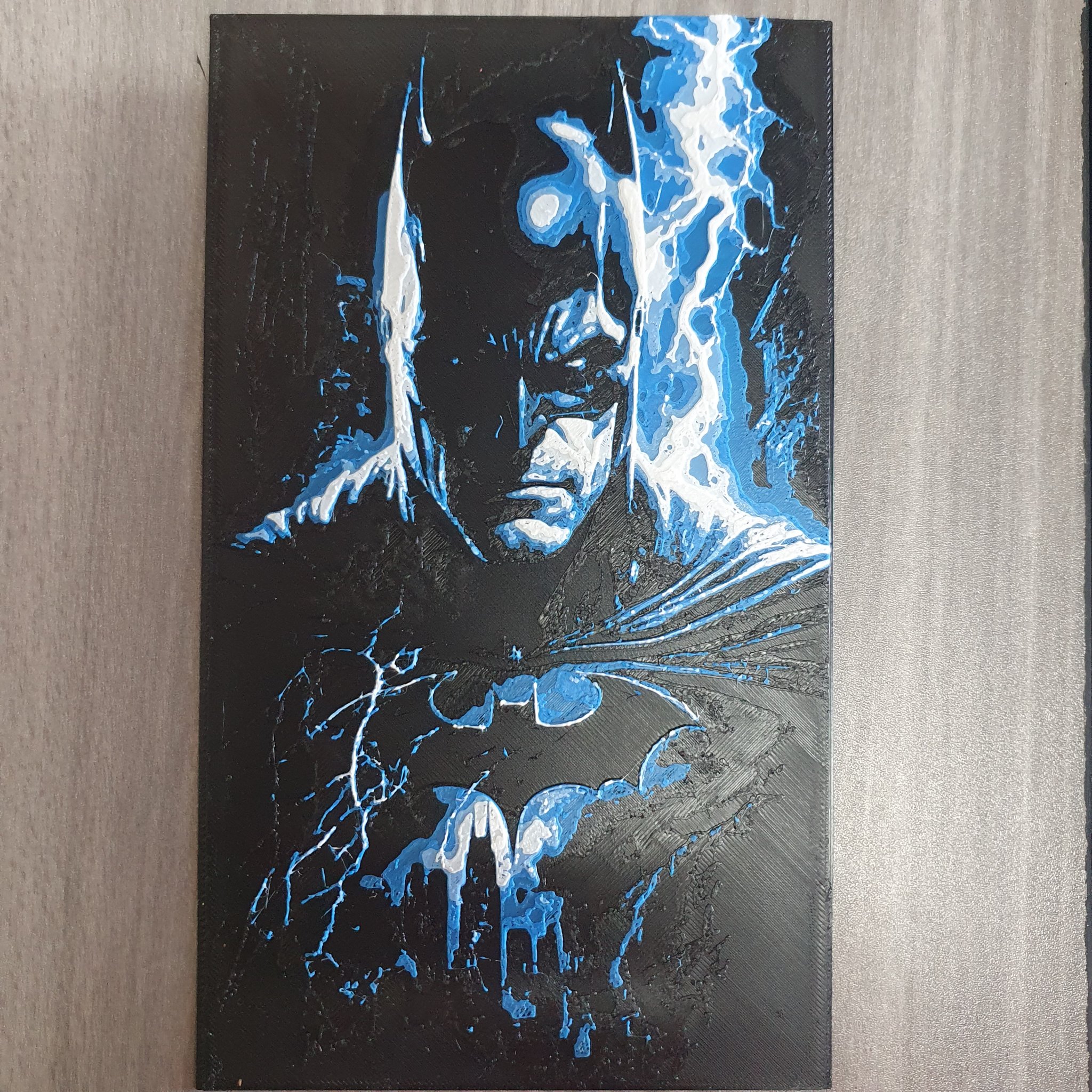 Chân dung Batman in 3D với chi tiết tinh xảo