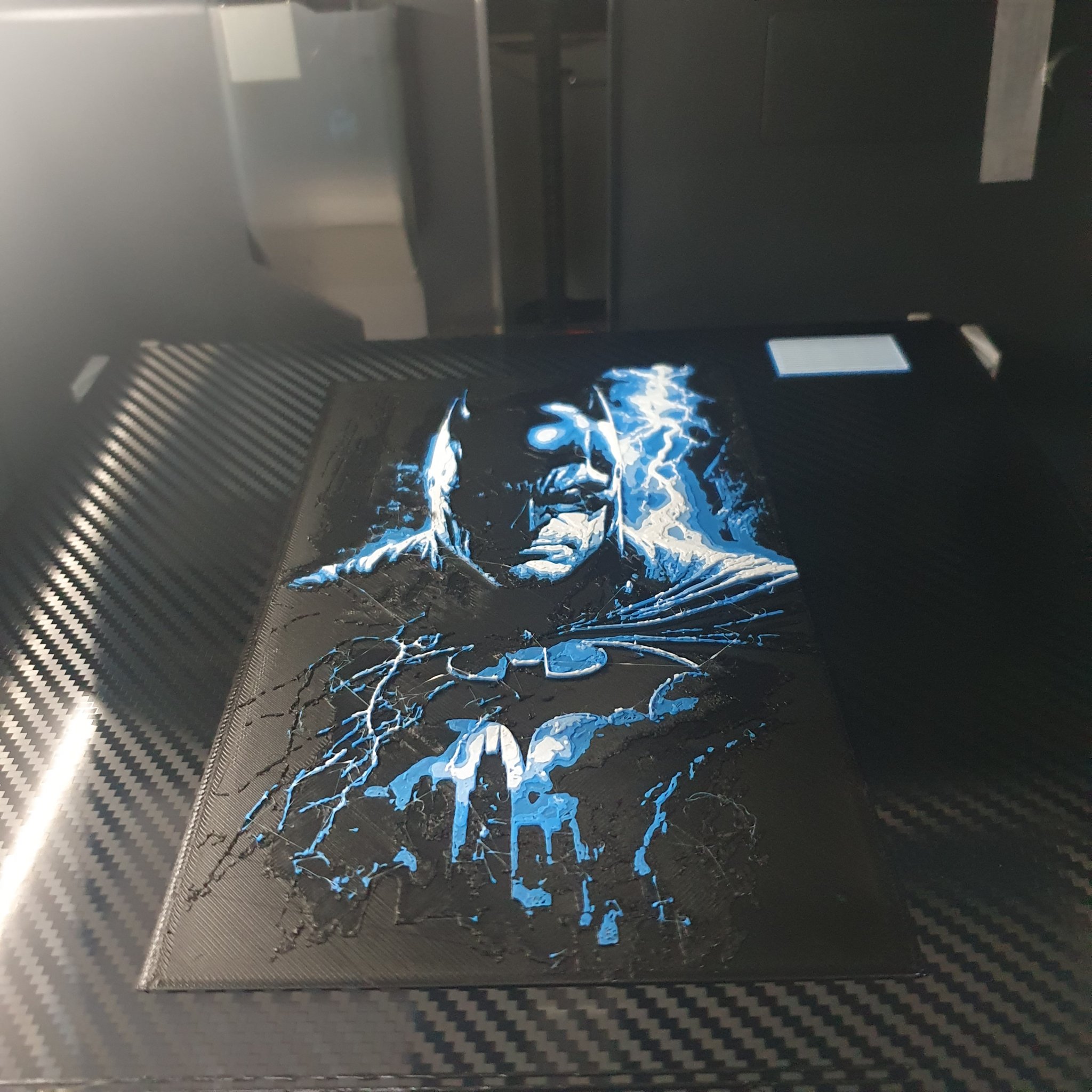 Chân dung Batman in 3D với chi tiết tinh xảo