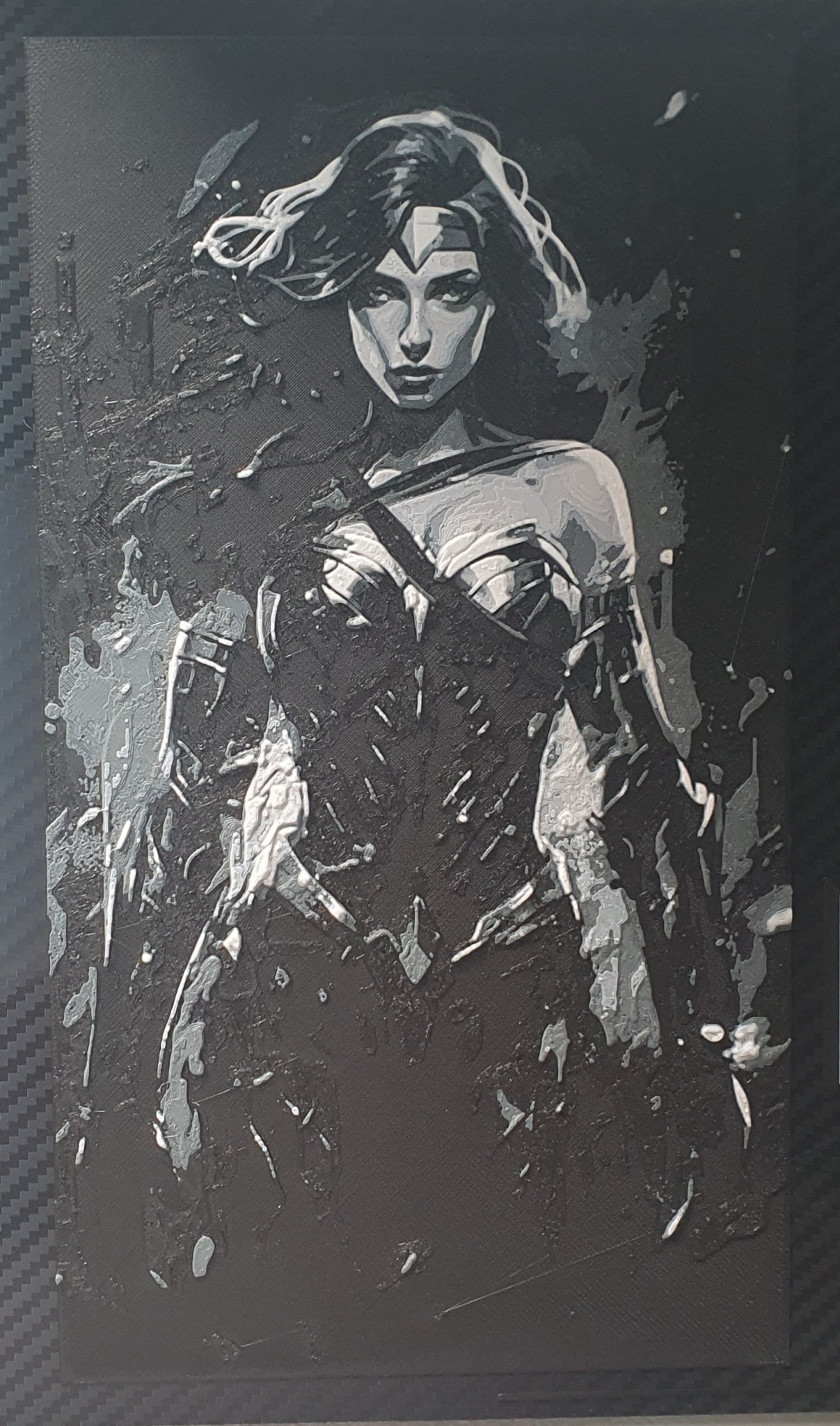 Nhân vật Mujer Maravilla với thiết kế 4 màu sắc