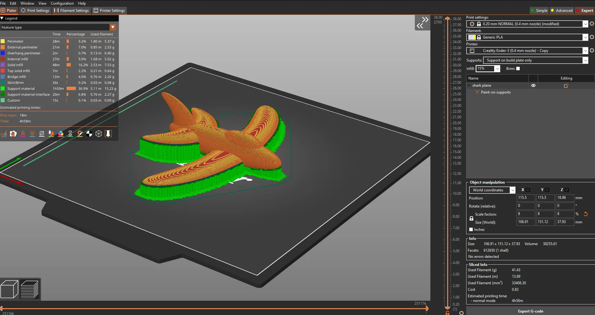Máy bay cá mập độc đáo từ vây cá mập