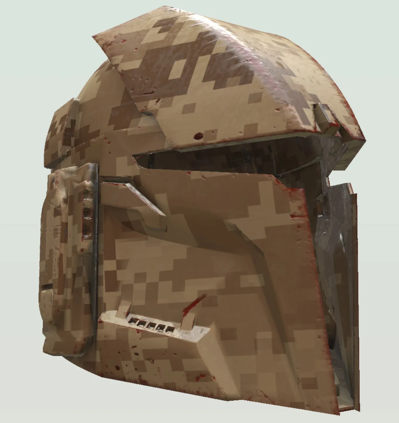 Mũ bảo hiểm ý tưởng Mandalorian "Beskvinn" của Red Star