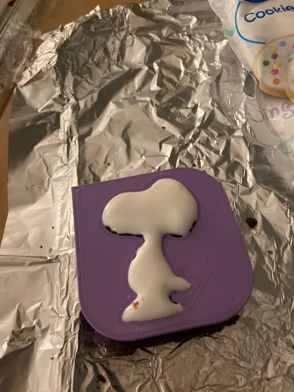 Mẫu trang trí bánh quy Snoopy dễ thương