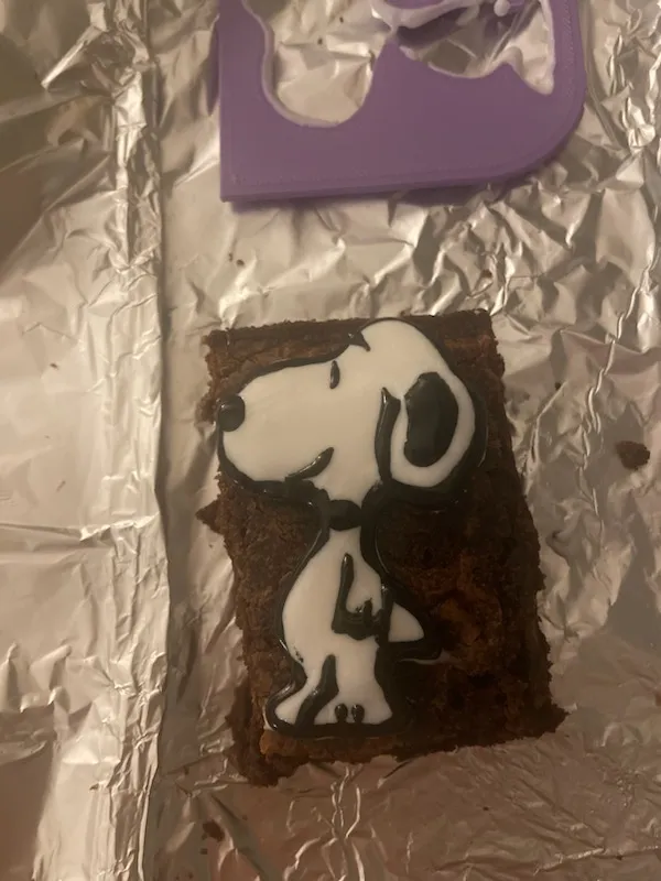 Mẫu trang trí bánh quy Snoopy dễ thương