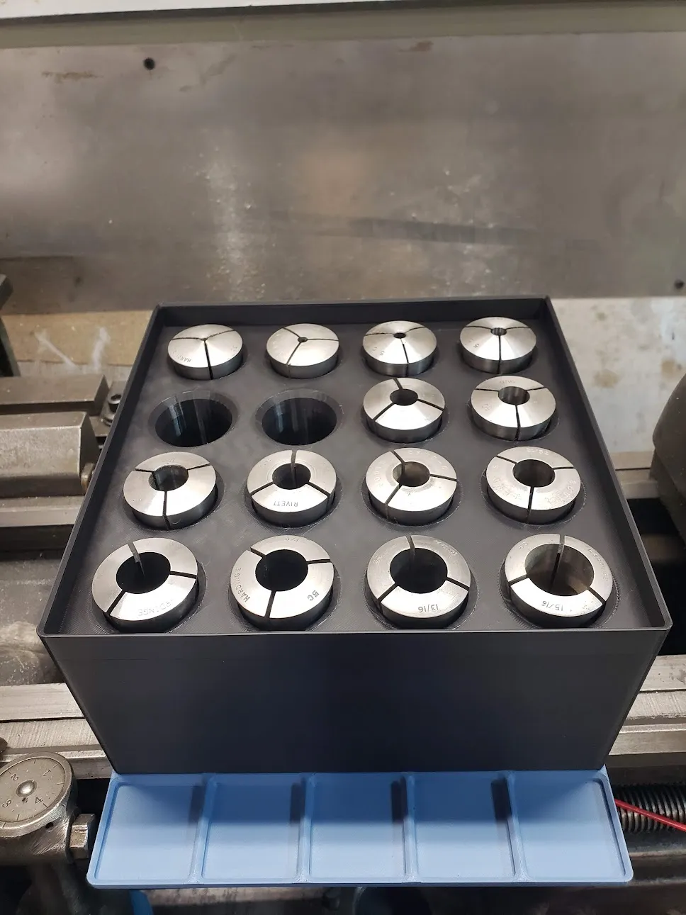 Giá đỡ collet 5C tương thích với Gridfinity