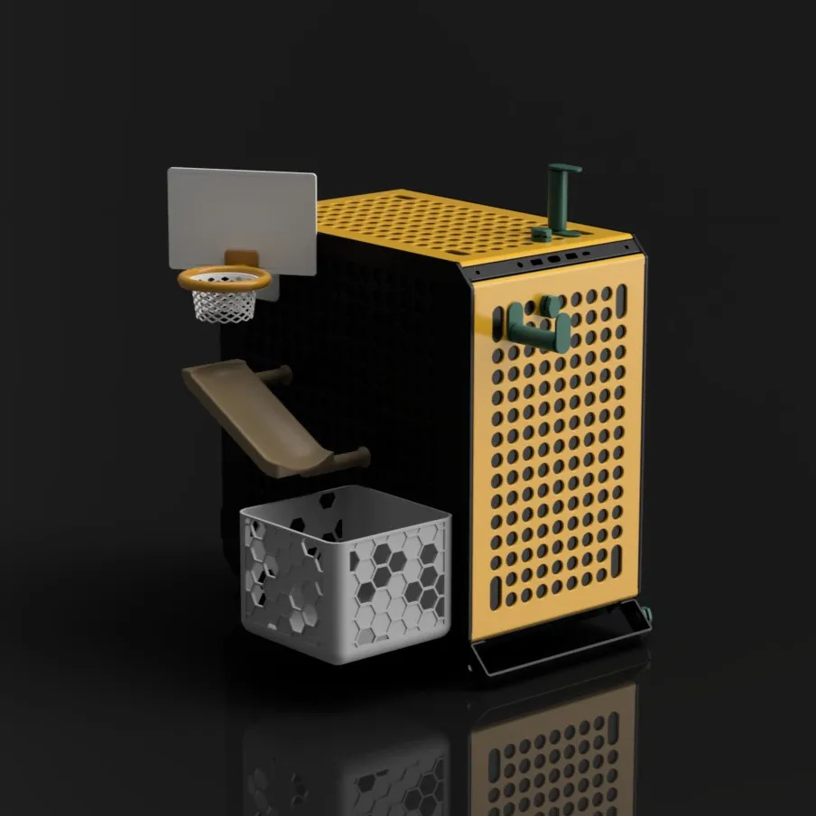 Giỏ rác bóng rổ giấy cho Qube 500