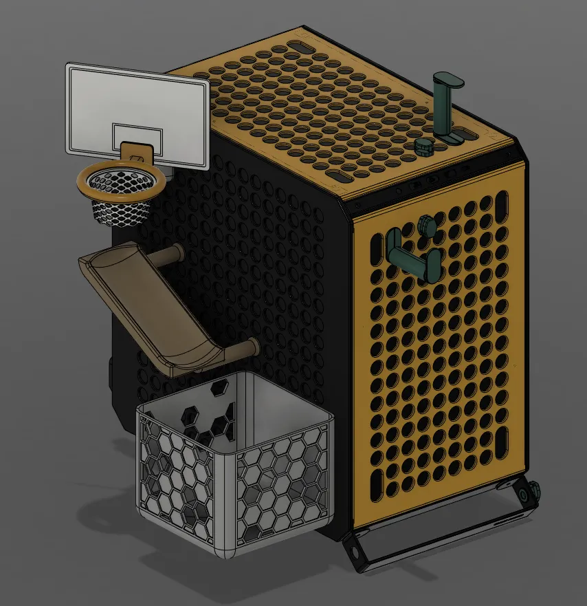 Giỏ rác bóng rổ giấy cho Qube 500