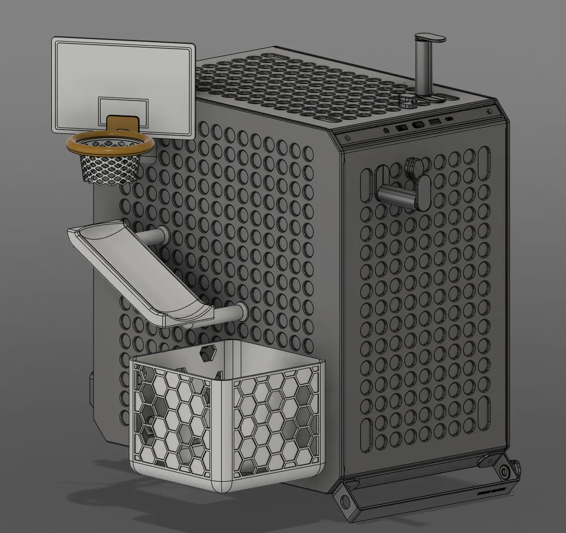 Giỏ rác bóng rổ giấy cho Qube 500