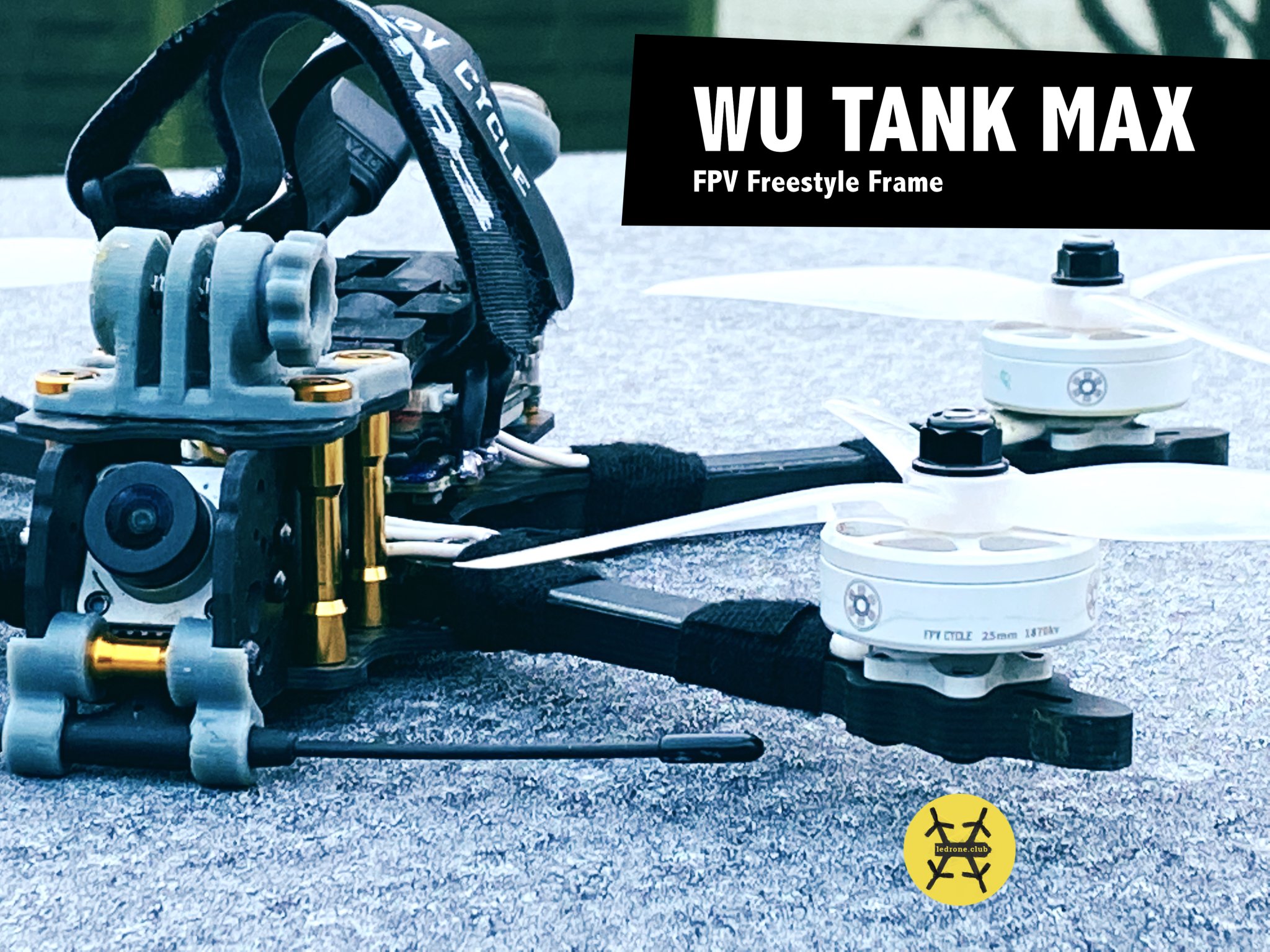 Khung freestyle WU TANK MAX cho thiết bị 5 và 6 inch