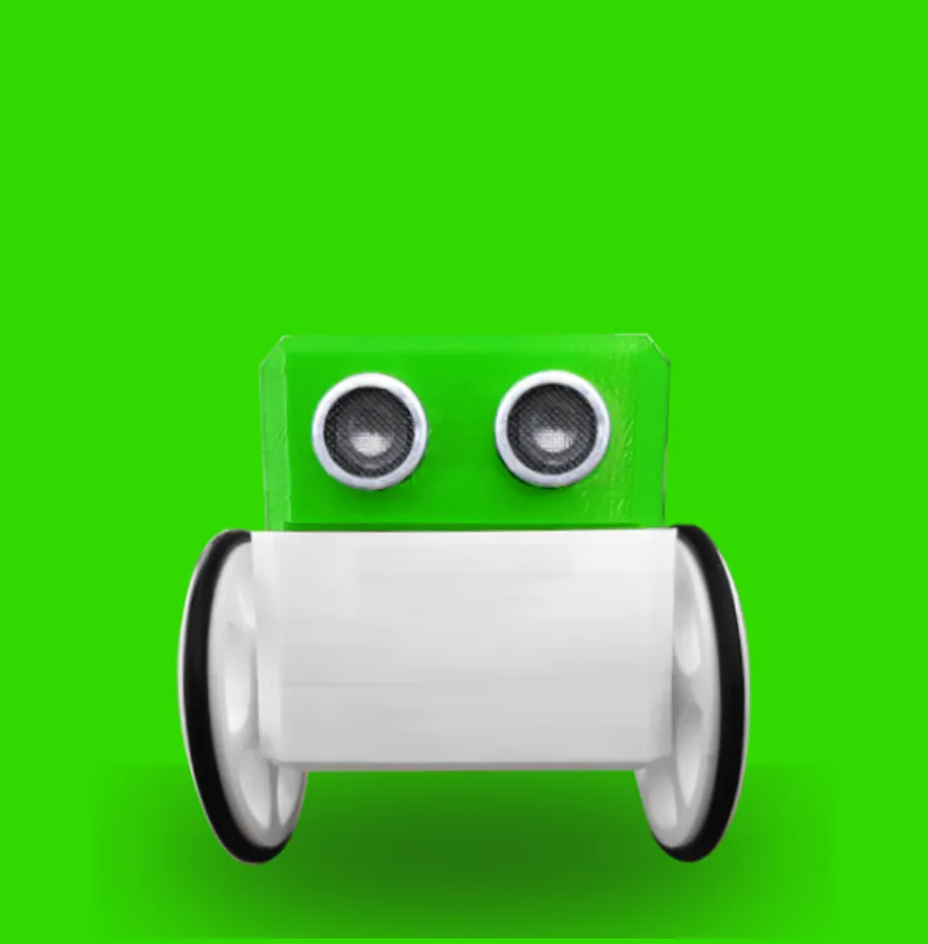 Robot Otto DIY với bánh xe di chuyển nhanh chóng