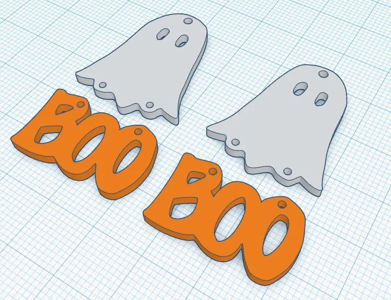 Bông tai ma dễ thương phong cách Halloween