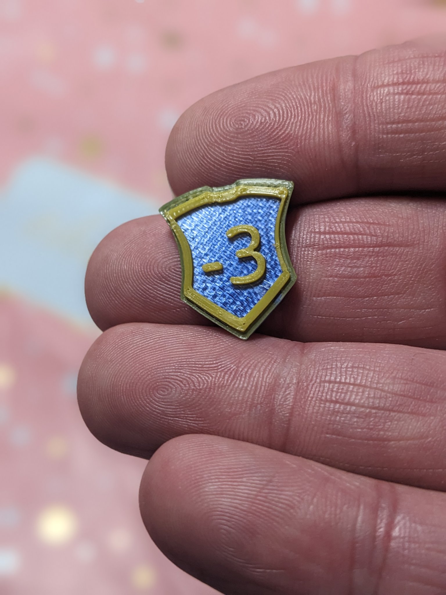 Token Lorcana phong cách The Shield