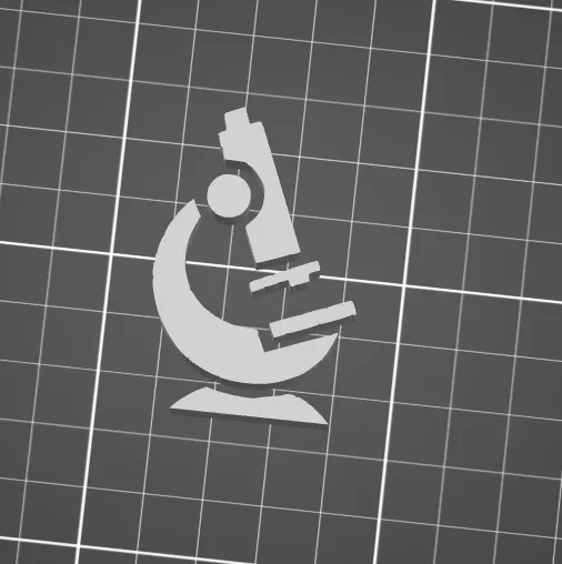 Logo kính hiển vi Mikroskop nghệ thuật và thiết kế