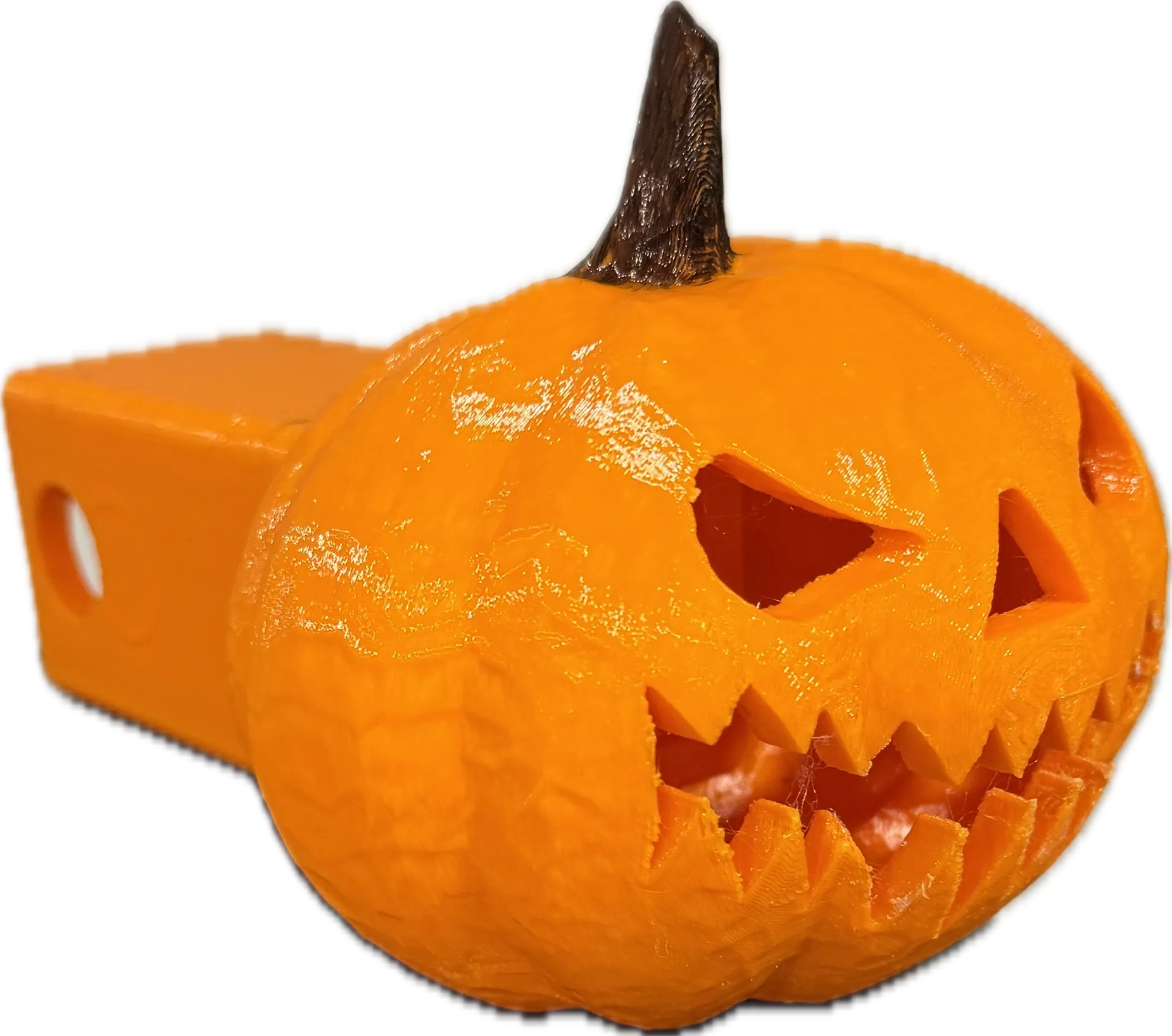 Càng kéo xe Halloween với đầu nối bí ngô