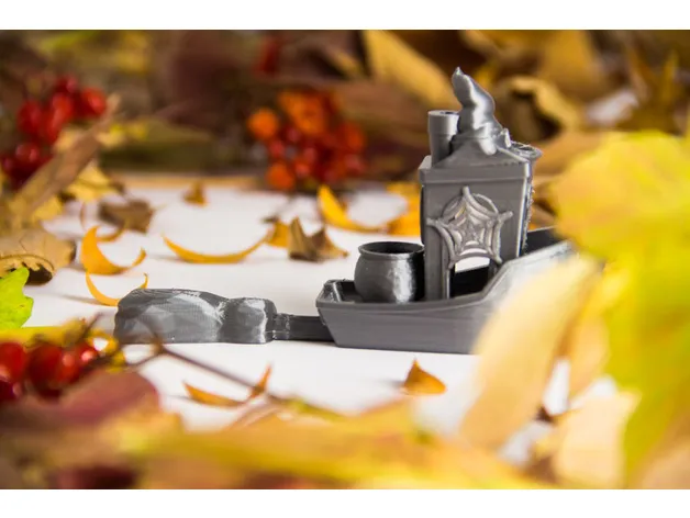 Ghế bench phù thủy Halloween độc đáo