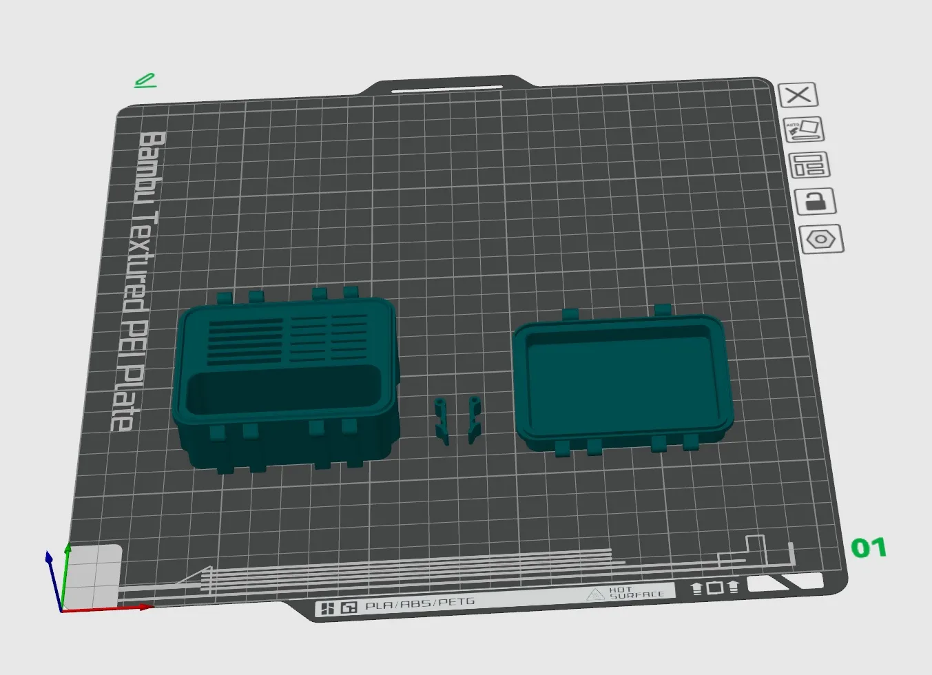 Hộp đựng lưu trữ cho USB, SD và Micro SD
