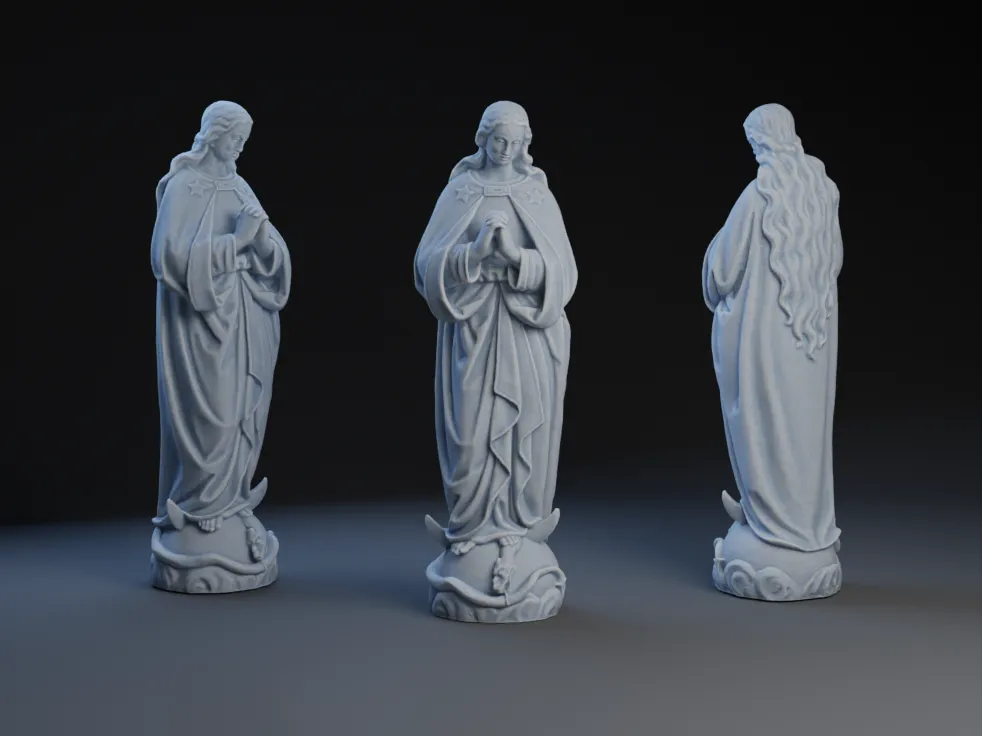 Tượng đài Maria Immaculata trong nghệ thuật điêu khắc