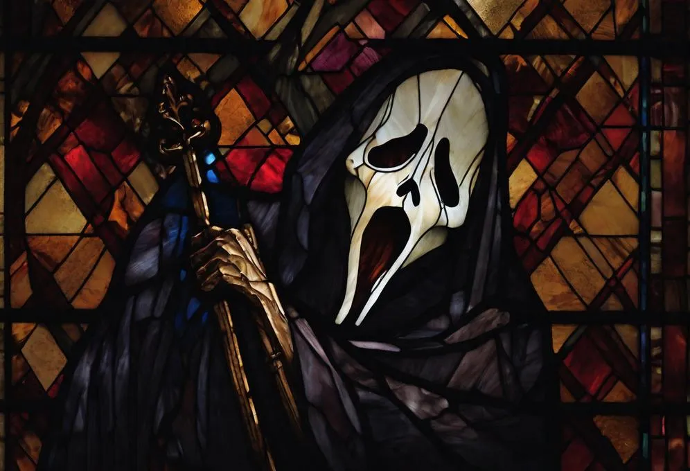 Đèn ngủ kính màu nhân vật kinh dị Halloween